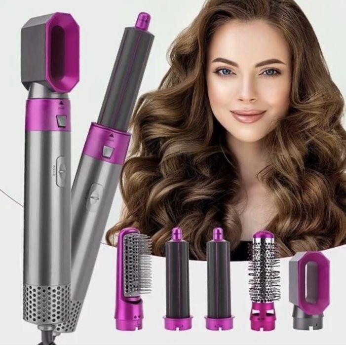 5 в 1 Hot Air Styler – Пълен комплект за оформяне на коса
