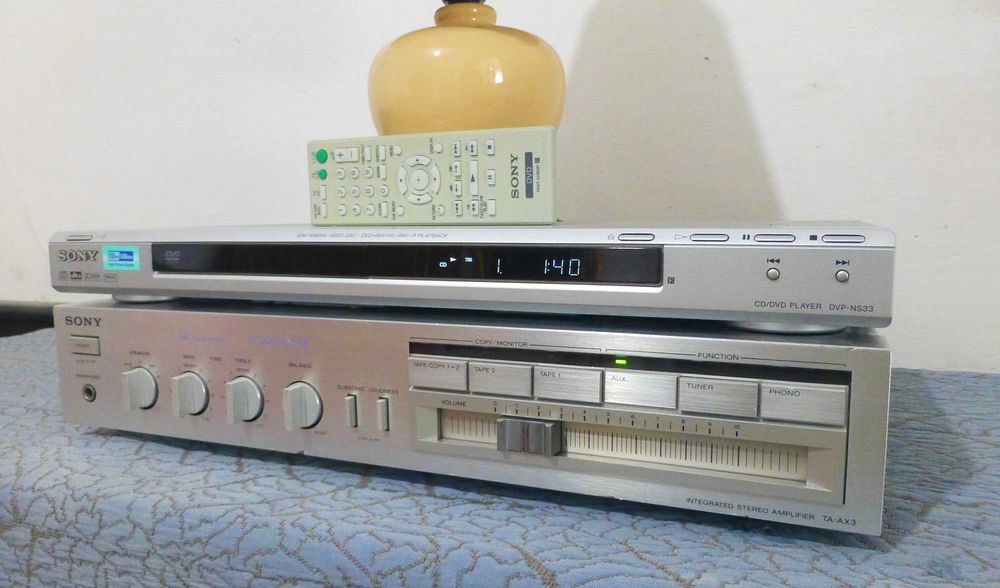 Amplificator si DVD Sony cu telecomanda