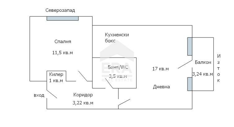 Продава се Двустаен апартамент в Варна, Аспарухово - 52 кв.м за 1215 €/кв.м - Снимка #6