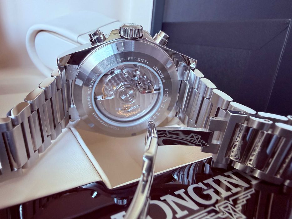 Full Set - Longines Conquest Chronograph 42mm Stainless Steel