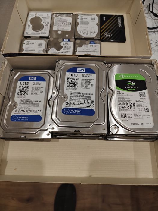 Жесткий диск hdd 1tb, 500gb rpm7200