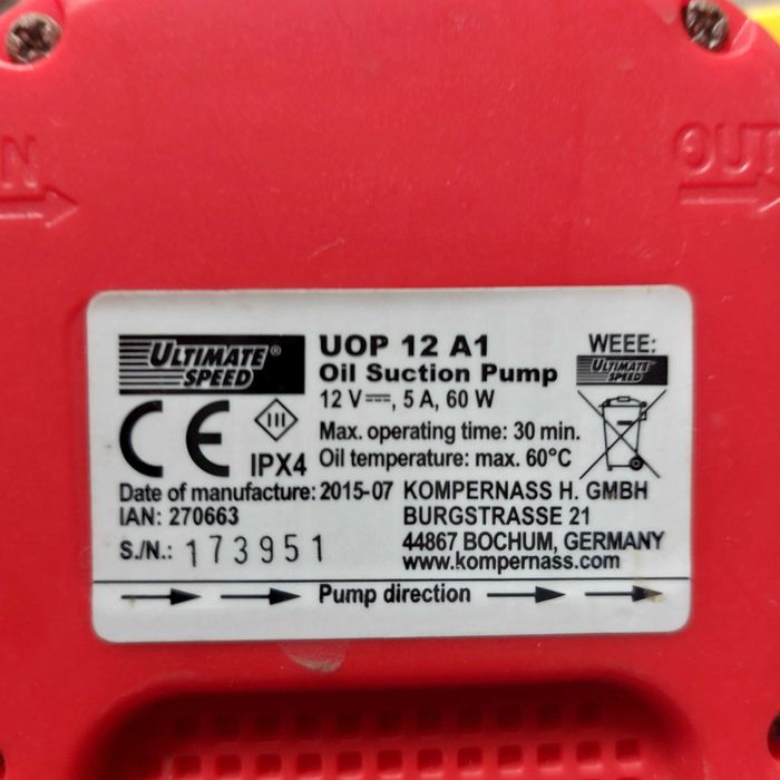 Pompă transfer lichide Ultimate speed