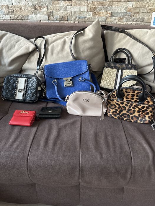 Дамски чанти Guess, Calvin Klein и Mango