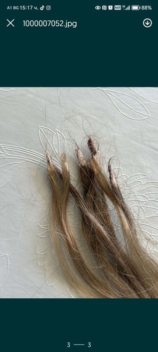 Ръчна изработка на треси редове и кератинови кичури и(поправка).