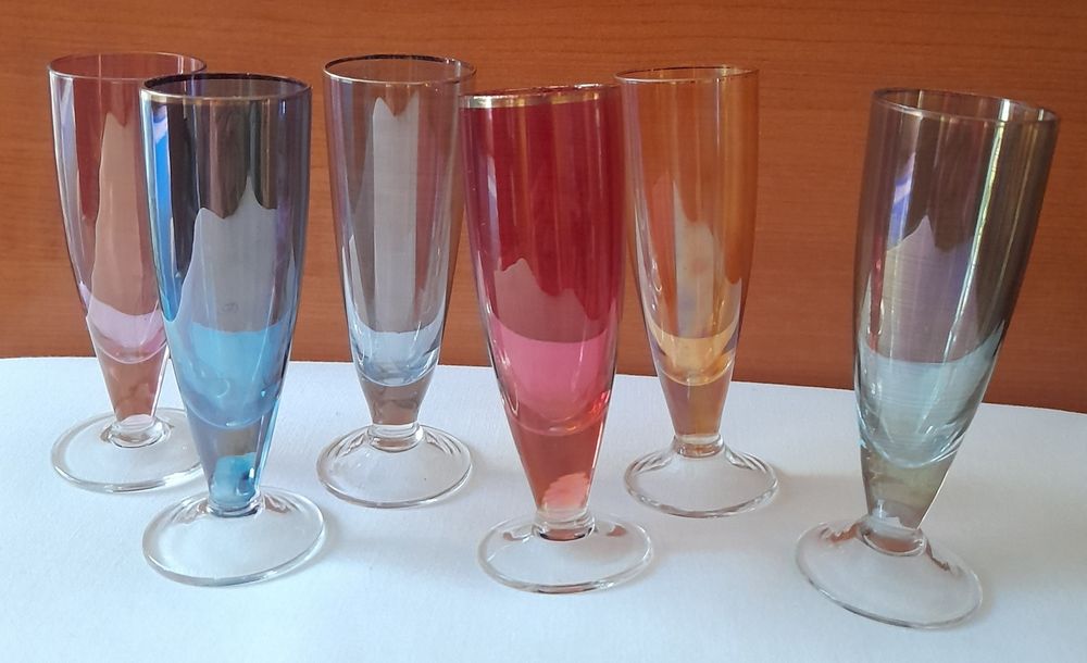 Set 2x6 pahare  cocktail cu sticla decantor