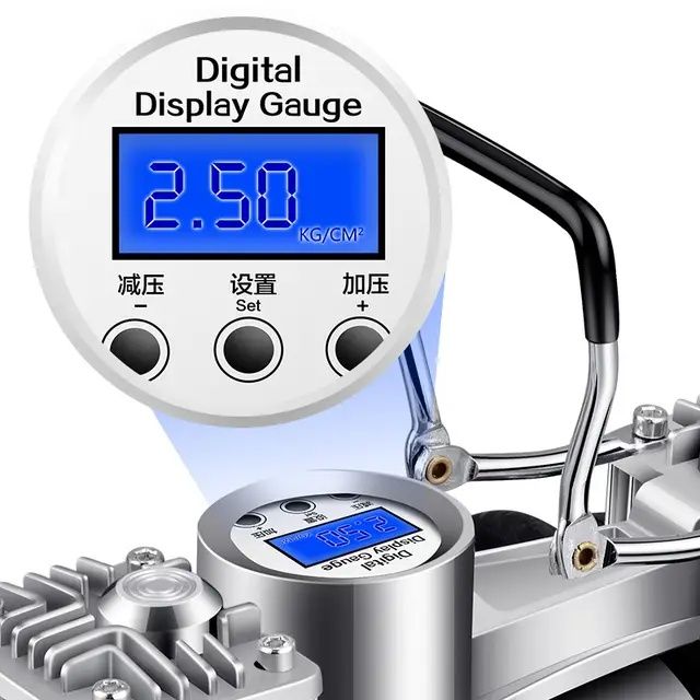 12 В высокомощный автомобильный двойной цилиндр портативный металличес