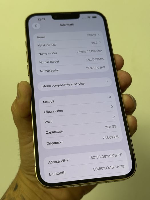 Apple iPhone 13 Pro Max, 256GB, 5G, Gold Edition Neverlocked 91%Batter