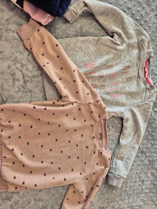 Детски дрешки размер 104/110 зимно яке Benetto, рокли Zara, Gap, блузи, клинчета.