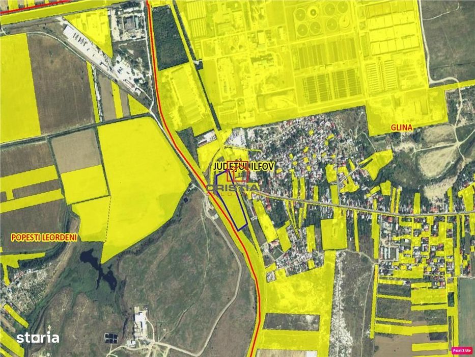 Vanzare teren industrial Glina - Centura, ILFOV