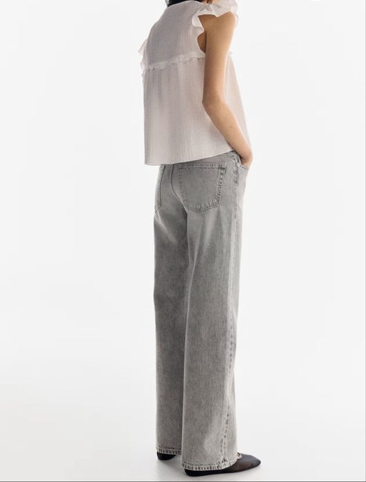 Сиви прави дънки H&M