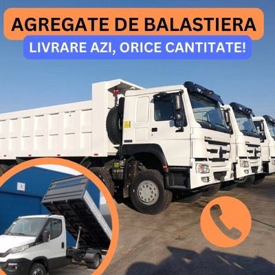 Balast/nisip/pietris/margaritar/de la 1 mc - 18 mc(bragadiru-clinceni