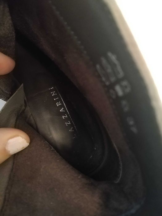 Боти  Lazzarini от естествен велур