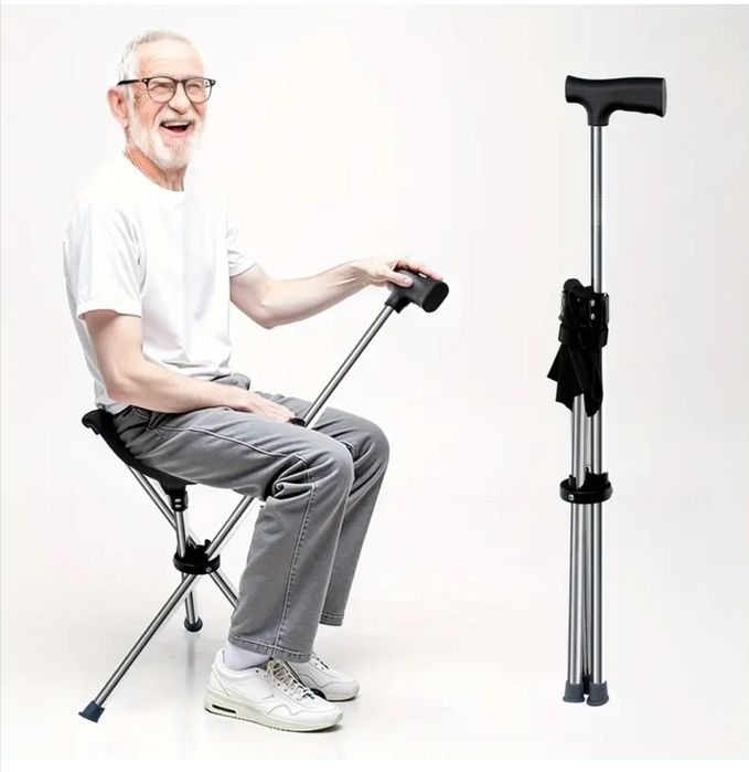 Прочная складная палка, трость.