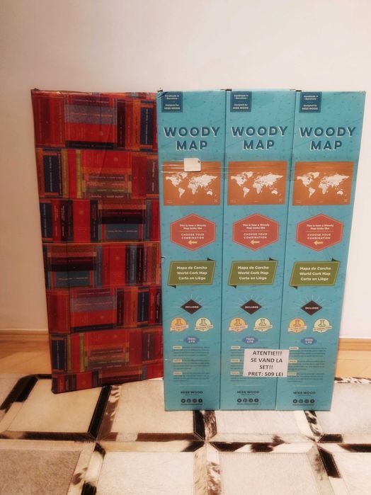 Harta din pluta XXXL - White