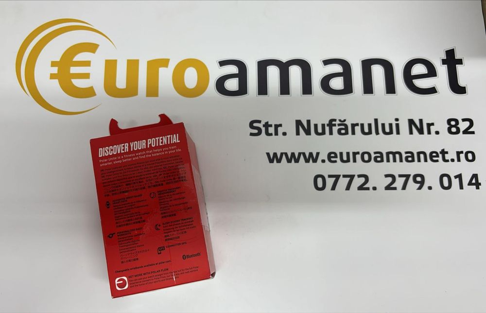 Ceas smartwatch Polar UNITE, marime S-L, Black -N2-