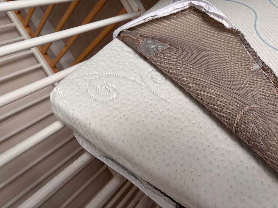 Pătuț bebe cu saltea de cocos