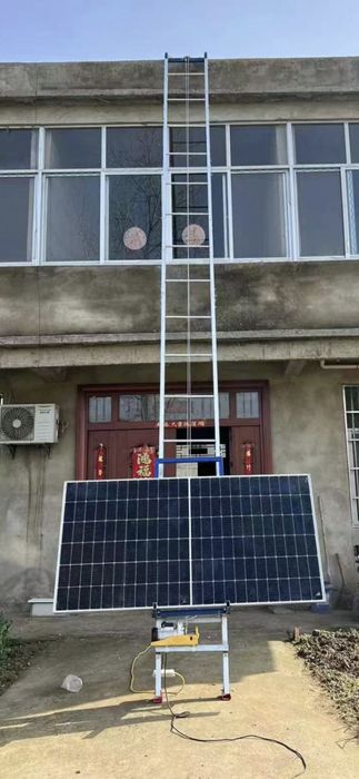 Хаспелна Алуминиева  Стълба за Строителни Материали 15 метра