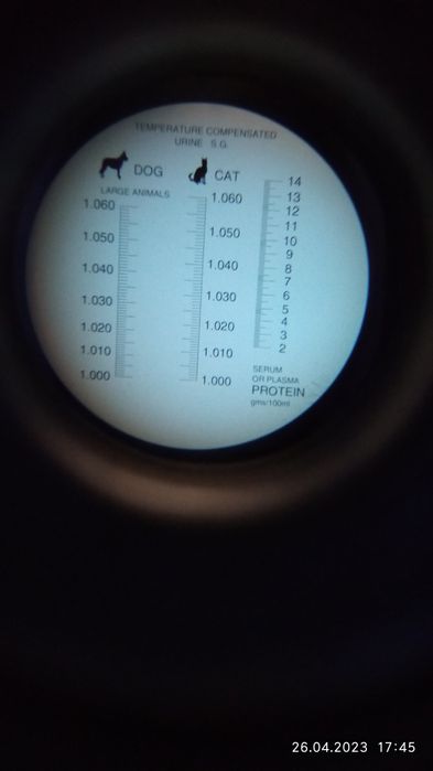 Рефрактометър за животни