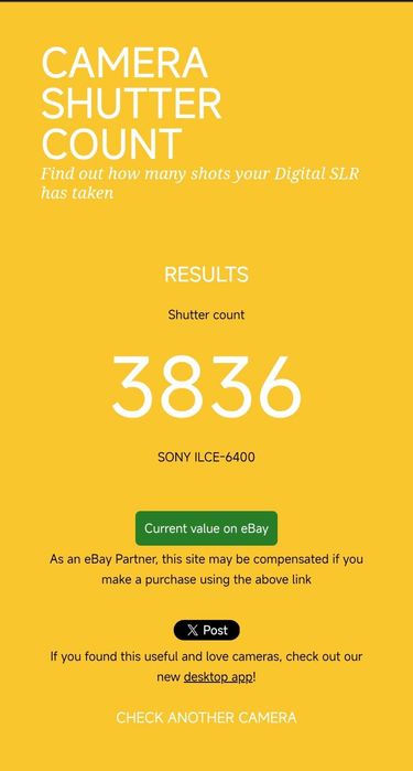 Sony Alpha A6400 + Sigma 30mm F1.4 – Garanție 2028, full box, 4 baterii extra, 3.800 cadre