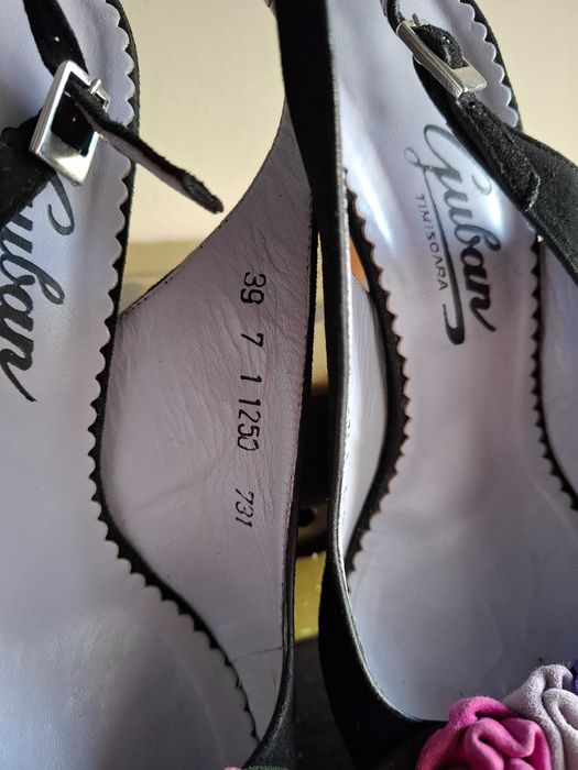 Sandale Guban piele intoarsa