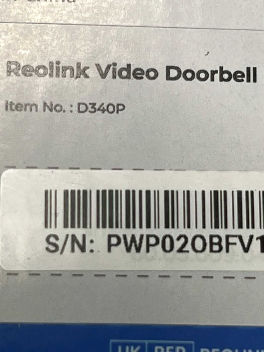 Sonerie video Reolink 5MP PoE cu clopoțel, unghi de acțiune ultra-wide de 180°, audio bidirecțional
