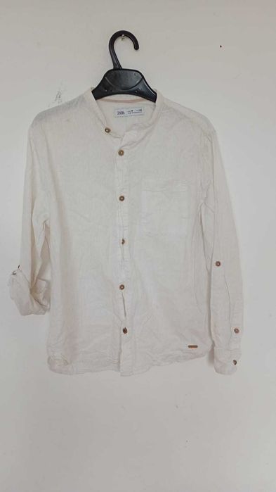 camasa alba ( guler  tunica), 10-11 ani, Zara