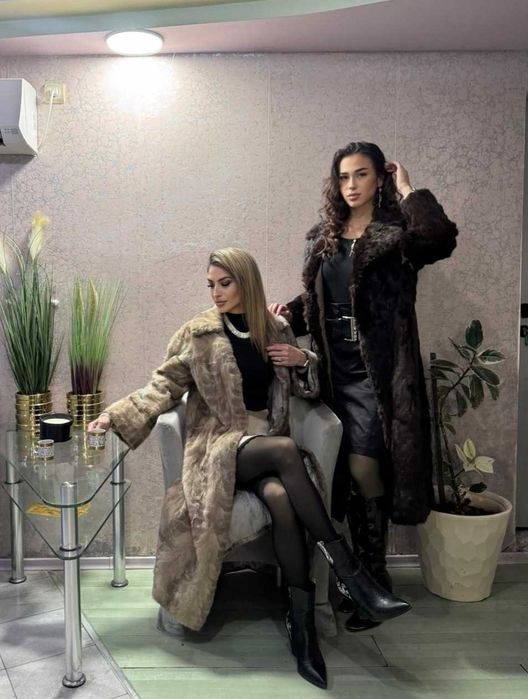 Палто от естествен косъм