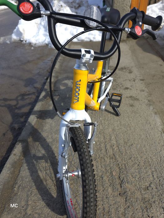 Bicicleta Woom 3 galbena