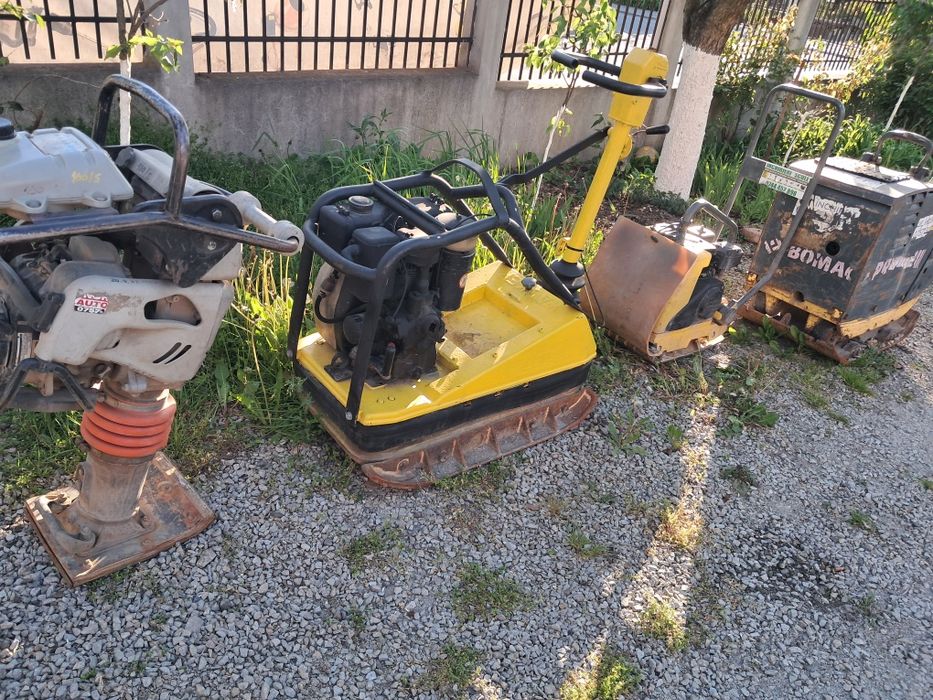 Vand placa compactoare 350kg Vibrator beton talpa vibranta mai compactor Cilindru generator trifazic betoniera drujba taiat lemnAsfaltPicamerDemolator