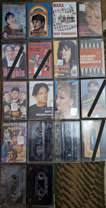 Casete/CD-uri audio originale. Muzica romaneasca/straina