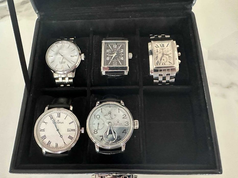 ЛОТ ЧАСОВНИЦИ - Seiko, Edox, Jaguar, Poljot; LONGINES