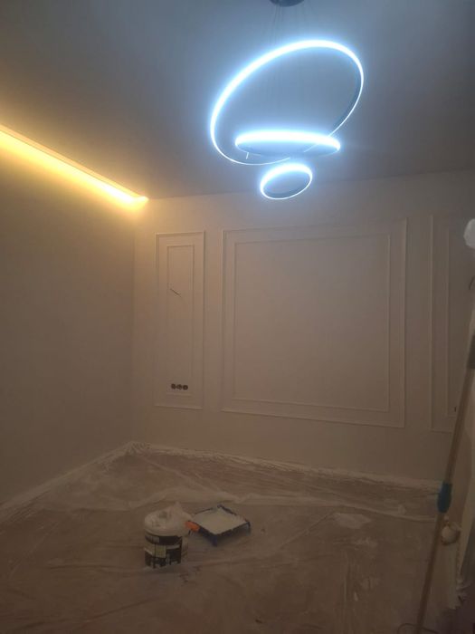 Левкас.Обой.Краска жасаимыз.