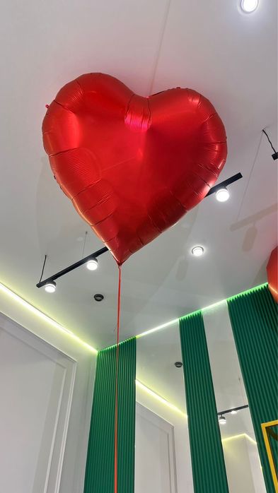 шары большие сердечки