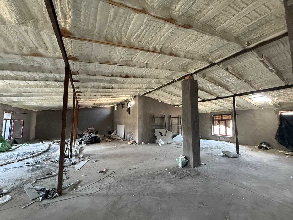 Утепление крыши, напыление ППУ, пена сепиш хизмати, pena sepish lomboz