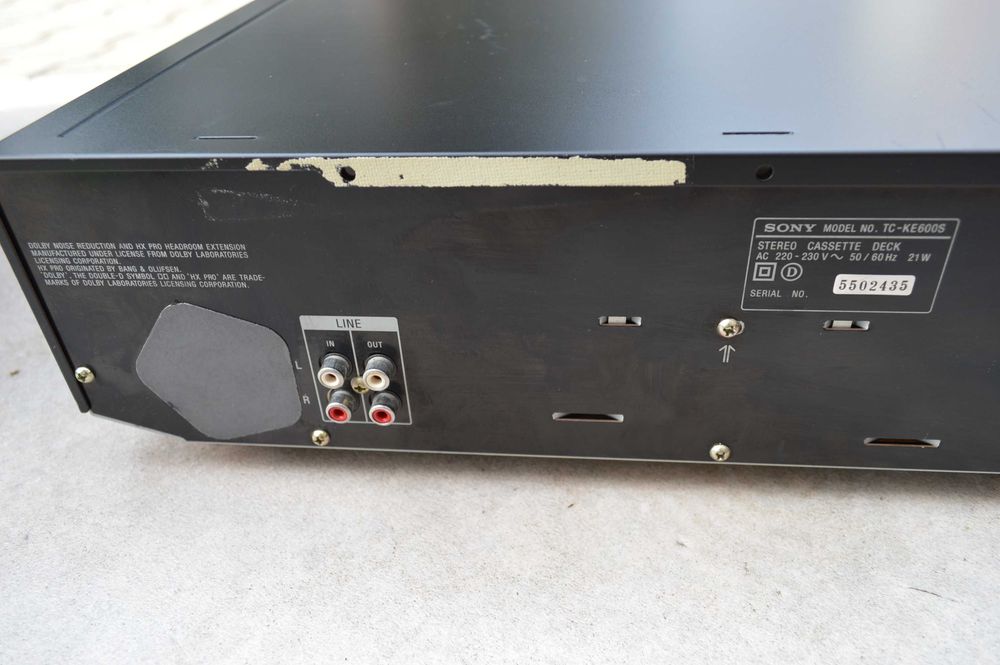 Deck Sony TC KE 600 S