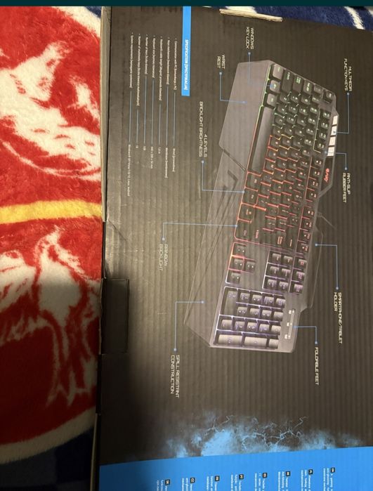 Геймърска клавиатура fury skyraider