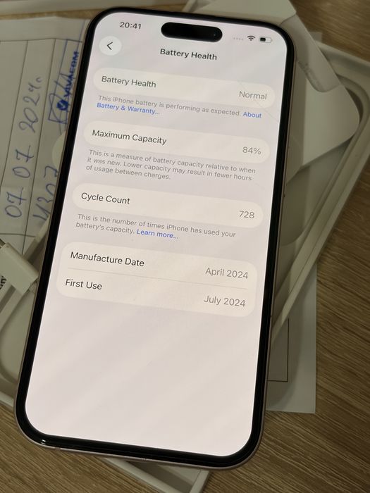 IPhone 15 128GB Pink