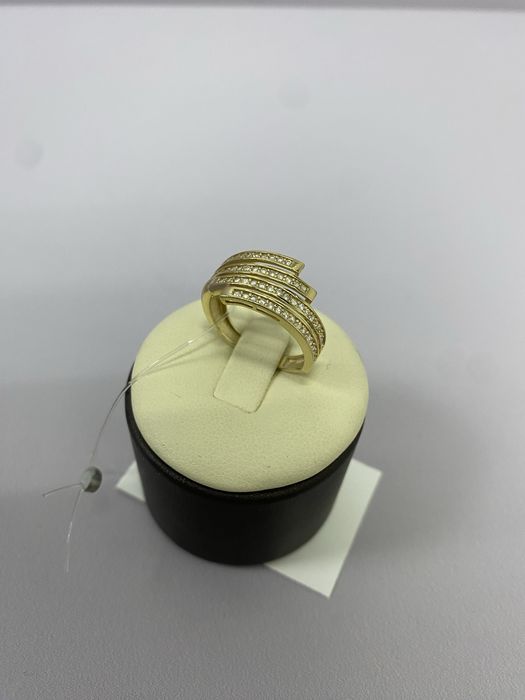 Кольцо камнями #АК8893