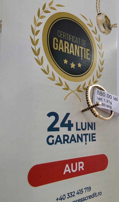Inel Aur 14K 1.31g (AG35 B:35631.2) Garantie 2 Ani!