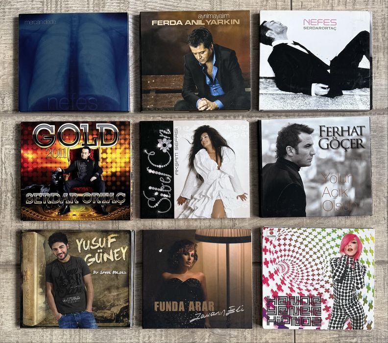 Lot 18 cd-uri cu muzica dance turceasca