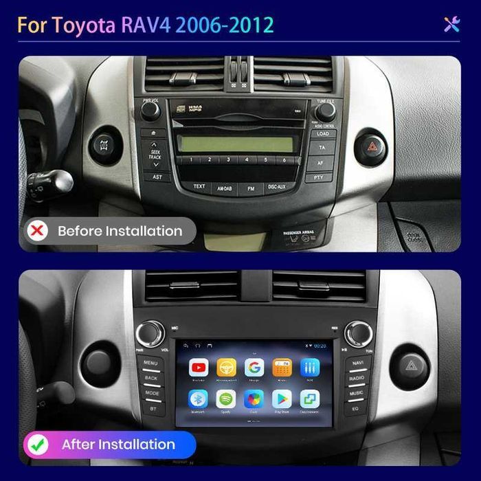 Toyota RAV 4 2006г-2012 Мултимедия/Навигация Android