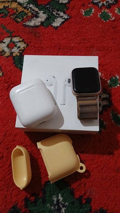 Часы и наушники appel аргинал