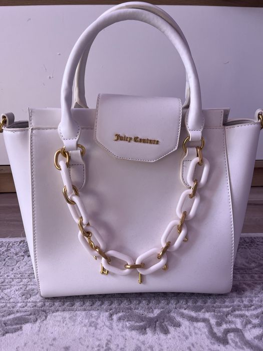 Бяла чанта Juicy Couture Bag