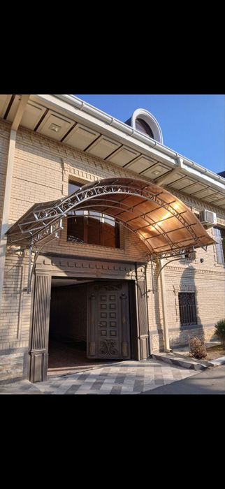 Навесы и корезки из нержавейки и с лексаном