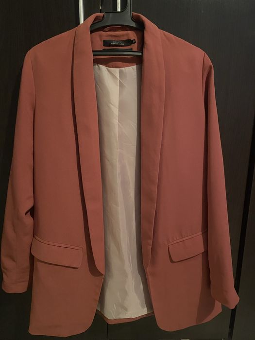 Сако S/M размер в цвят глинено коралово