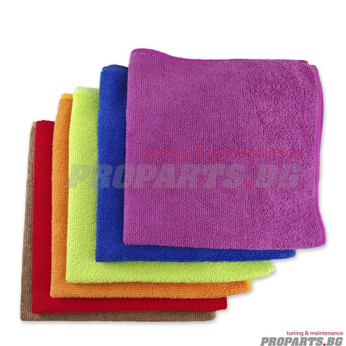 Микрофибърна детайлинг кърпа 40х40 см 293 gsm за полиране подсушаване
