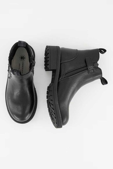 Ghete Lumberjack din piele ecologica copii, fete, marimea 30 - 31