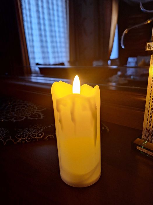 Новые электронные свечи большие 12 см