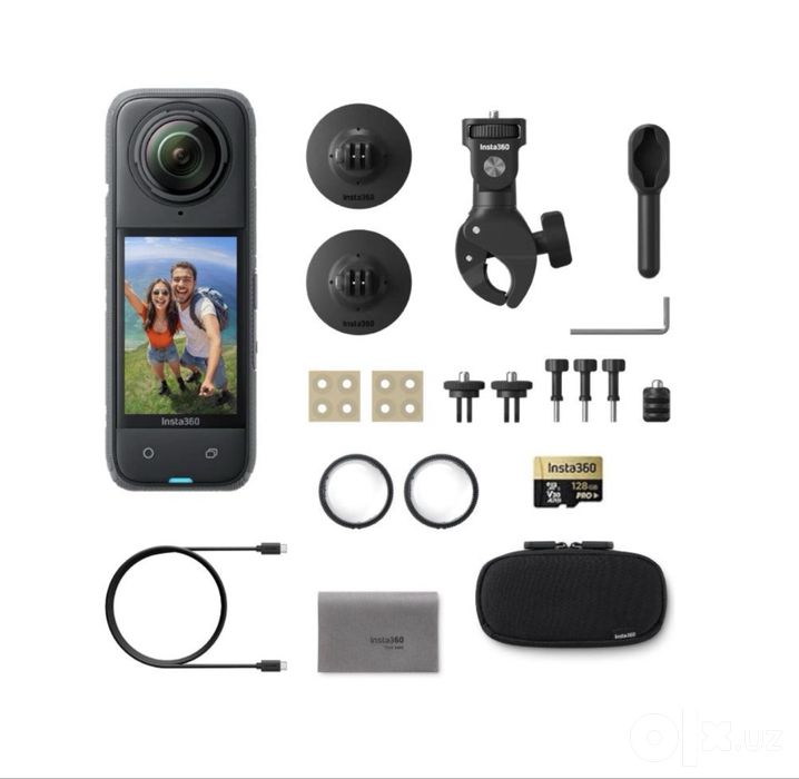 Insta 360 X6 combo. X5 combo. X4 motorcycle. X4 starter.
