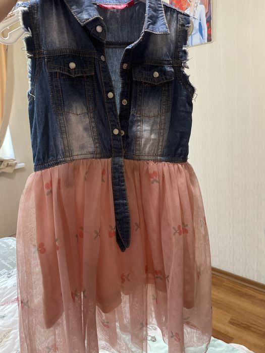 Платье летнее плюс сарафан для девочки 104рост